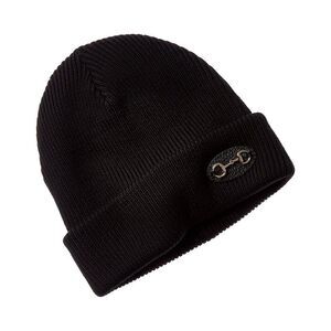 Gucci Horsebit Wool Beanie, Black